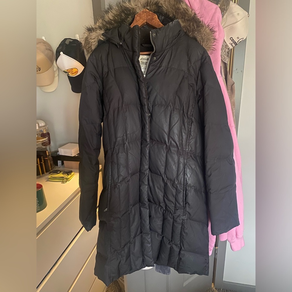 Womens Eddie Bauer goose down filled winter coat